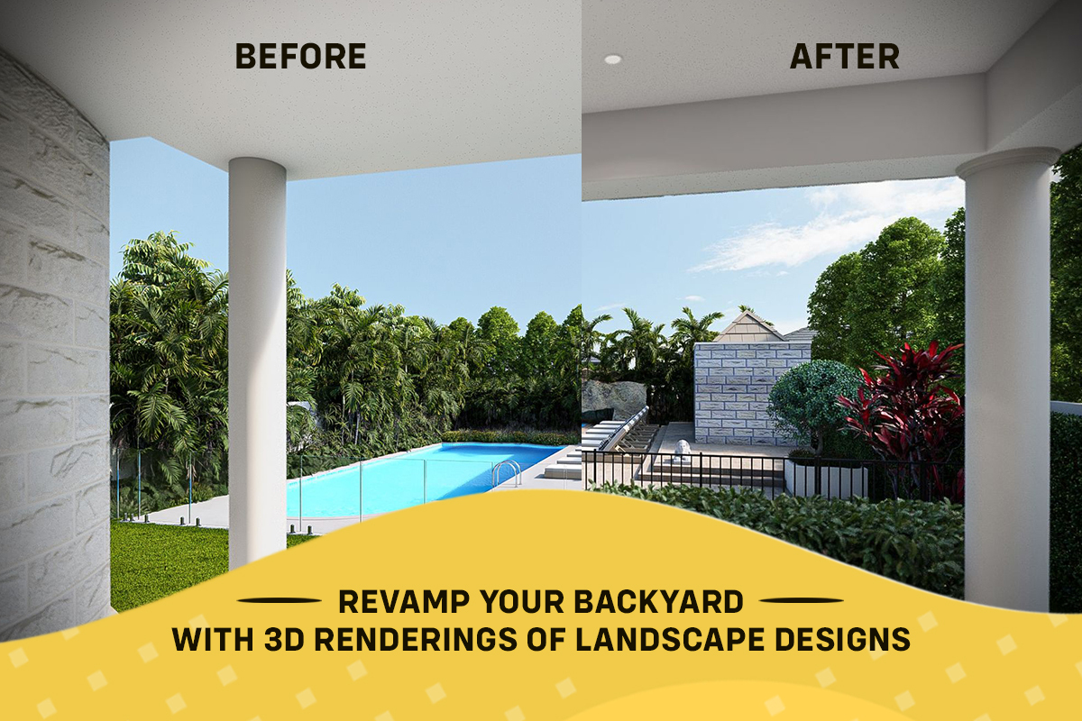 3D Renderings of Landscape Designs