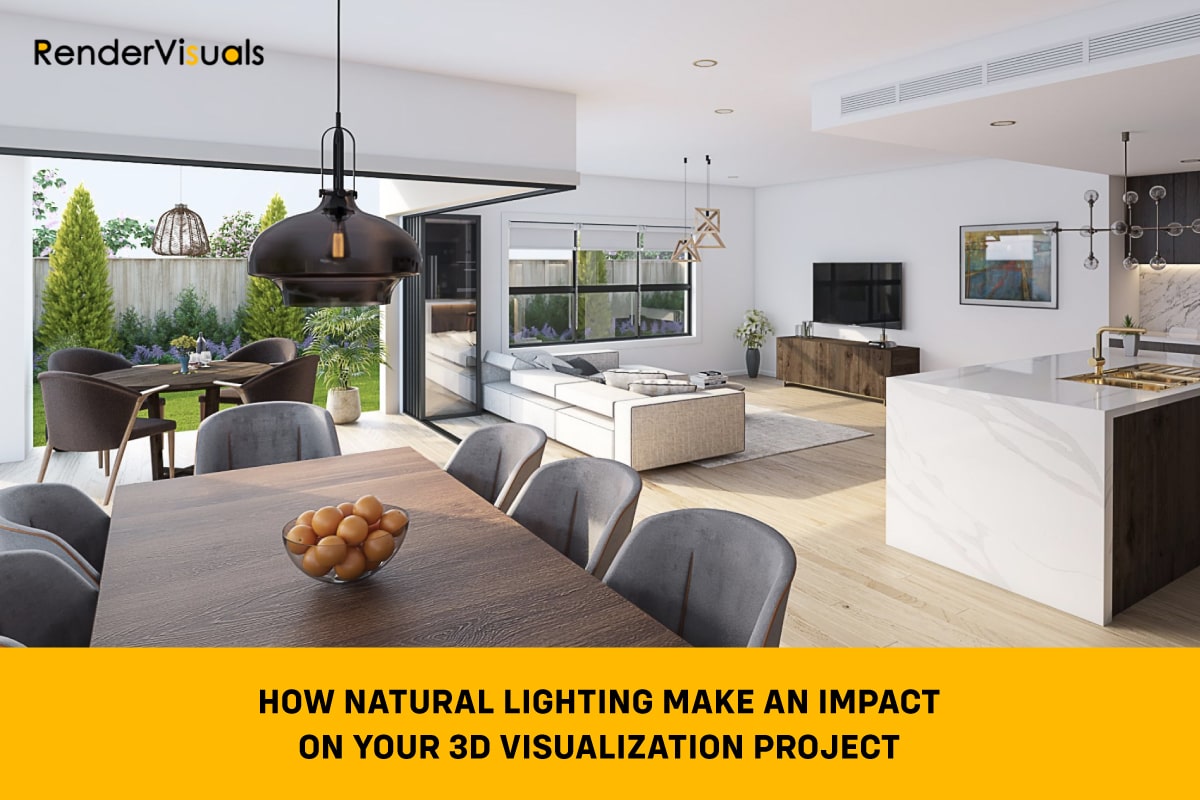 How Natural Lighting Make an Impact on Your 3D Visualization Project